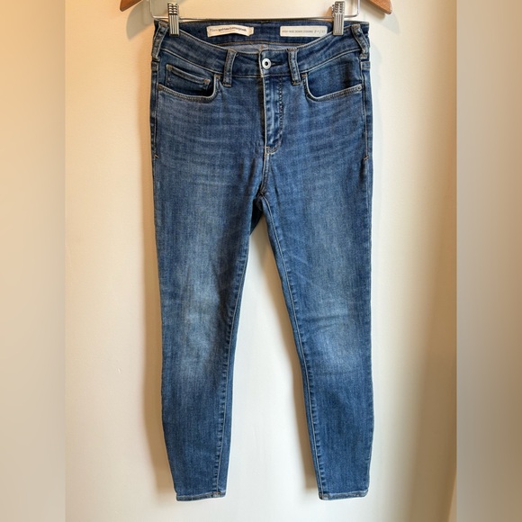 PILCRO and the letterpress for ANTHROPOLOGIE High Rise Denim Leggings Size 27 - Picture 4 of 13